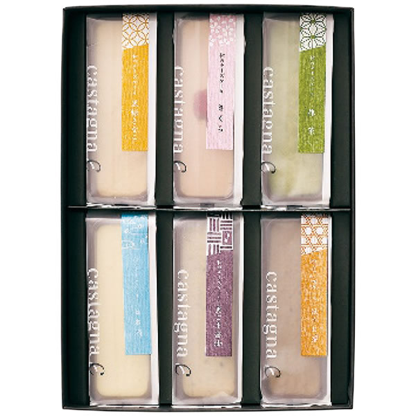 【送料無料】Ｃａｓｔａｇｎａ　和のチーズケーキ６種セット【ギフト館】