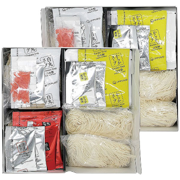 【送料無料】博多一風堂　一風堂博多絹ごしラーメンセットＦ　６９９３【ギフト館】