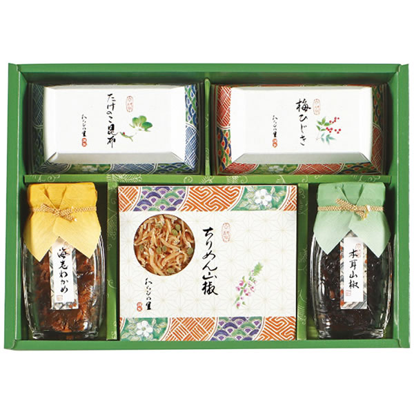 【送料無料】京・料亭　わらびの里　京楽味　佃煮詰合せ　わＳ−３０Ｄ　Ｓ−３０Ｄ【ギフト館】