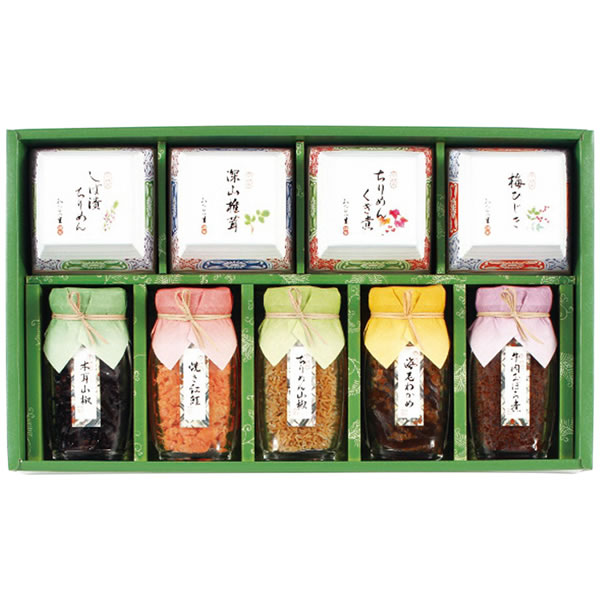 【送料無料】京・料亭　わらびの里　京楽味　佃煮詰合せ　わＳ−５０　Ｓ−５０【ギフト館】