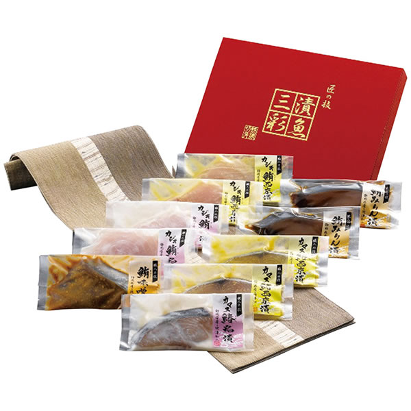 【送料無料】一愼　漬魚三彩　ＴＵＳ５０ＳＫＣ　ＴＵＳ５０ＳＫＣ【ギフト館】