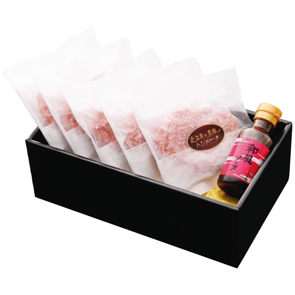 【送料無料】千成亭　近江牛と黒豚のハンバーグセット　ＳＥＮ−ＥＳ０３【ギフト館】