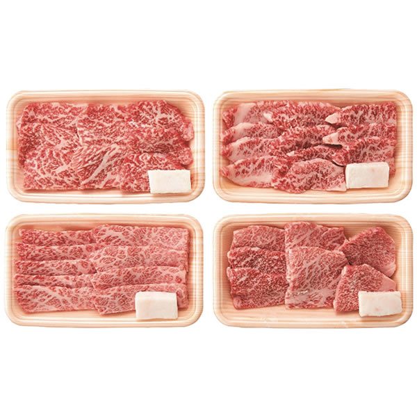【送料無料】松阪牛　松阪牛　人気の焼肉４種食べ比べセット　ＲＫＭＢＹ４８−１５０ＭＡ【ギフト館】