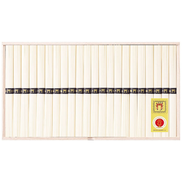 【送料無料】麺匠屋　よし井　三輪素麺　蔵熟（鳥居帯）　ＶＡＳ−４０Ｎ　ＶＡＳ−４０Ｎ【ギフト館】