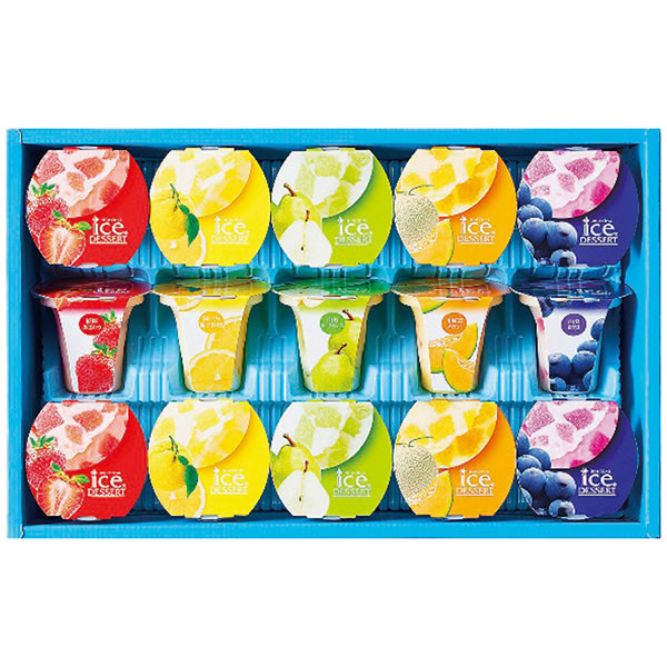 【送料無料】ひととえ　凍らせて食べる　アイスデザート〜国産フルーツ入り〜　ＩＤＥ−３０　ＩＤＥ−３０【ギフト館】