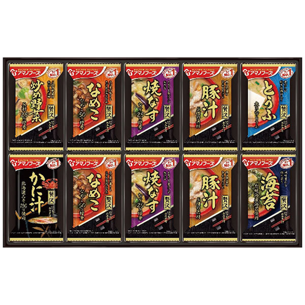 【送料無料】アマノフーズ　おみそ汁贅沢ギフト　３００Ｚ　３００Ｚ【ギフト館】