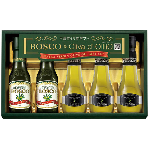 【送料無料】日清オイリオ　ボスコ＆オリーバデオイリオエキストラバージンオリーブオイルギフト　ＢＬ−３０　ＢＬ−３０【ギフト館】