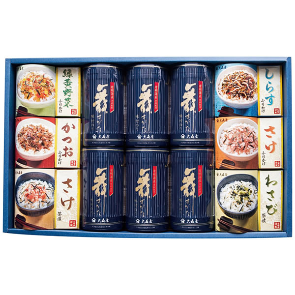【送料無料】大森屋　卓上のり・お茶漬・ふりかけ詰合せ　ＮＴＦ−５０Ｇ　ＮＴＦ−５０Ｇ【ギフト館】
