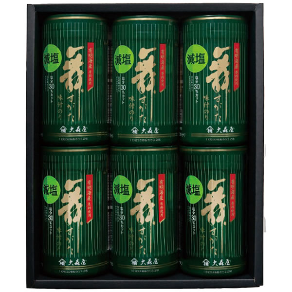 【送料無料】大森屋　減塩舞すがた味のり卓上詰合せ　ＧＡ−３０Ｇ　ＧＡ−３０Ｇ【ギフト館】