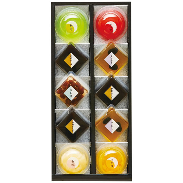 【送料無料】ひととえ　菓と果　ゼリー詰合せ　ＫＫＤ−１０　ＫＫＤ−１０【ギフト館】