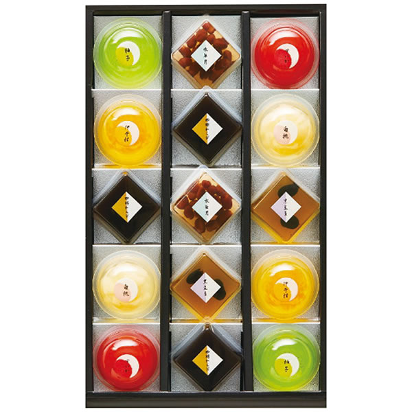 【送料無料】ひととえ　菓と果　ゼリー詰合せ　ＫＫＤ−１５　ＫＫＤ−１５【ギフト館】