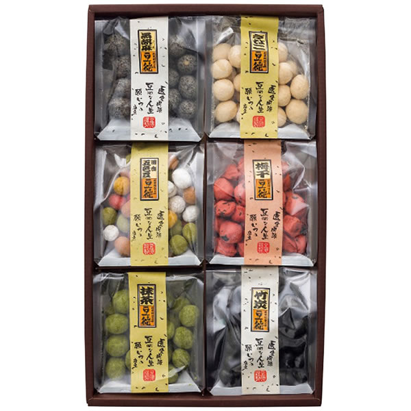 【送料無料】豆徳　豆菓子詰合せ　ＭＫ−６　ＭＫ−６【ギフト館】