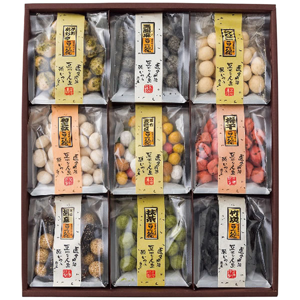 【送料無料】豆徳　豆菓子詰合せ　ＭＫ−９　ＭＫ−９【ギフト館】