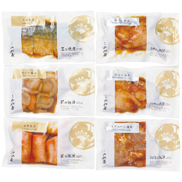 【送料無料】新潟小川屋 お魚とお肉の焼漬詰合せ SZH5 SZH5【ギフト館】