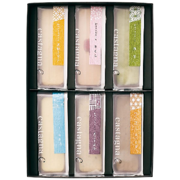 【送料無料】Castagna 和のチーズケーキ6種セット【ギフト館】