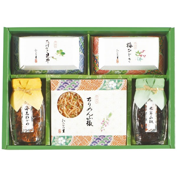 【送料無料】ワラビノサト 京楽味 佃煮詰合せ わS−30D S−30D【ギフト館】