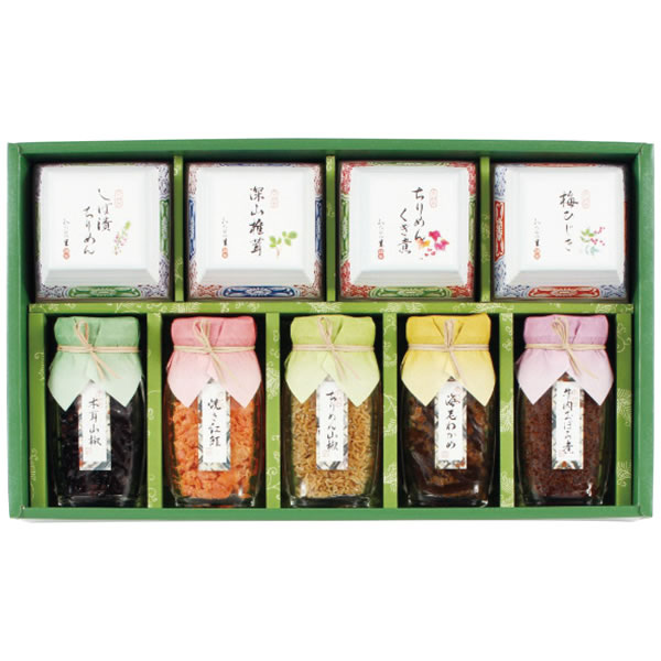 【送料無料】京・料亭 わらびの里 京楽味 佃煮詰合せ わS−50 S−50【ギフト館】