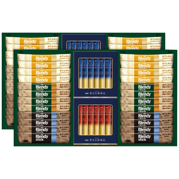 【送料無料】AGF スティックカフェオレ&ブラックアソートギフト BZT−50 BZT−50【ギフト館】