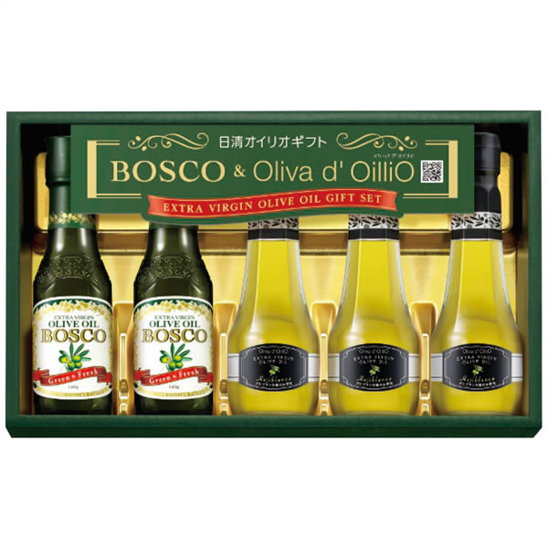 【送料無料】日清オイリオ ボスコ&オリーバデオイリオエキストラバージンオリーブオイルギフト BL−30 BL−30【ギフト館】