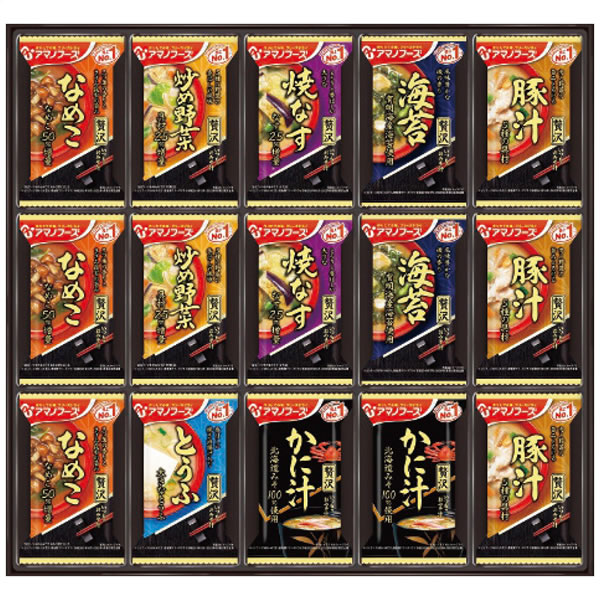 【送料無料】アマノフーズ おみそ汁贅沢ギフト 500Z 500Z【ギフト館】