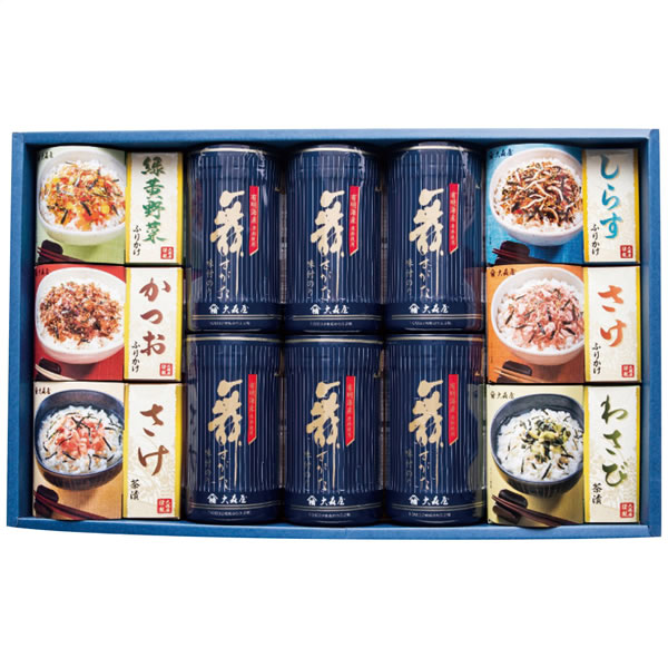 【送料無料】オオモリヤ 卓上のり・お茶漬・ふりかけ詰合せ NTF−50G NTF−50G【ギフト館】