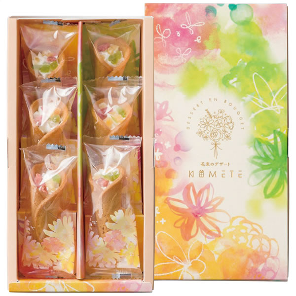 【送料無料】KOMETE 花束のデザート6個入【ギフト館】