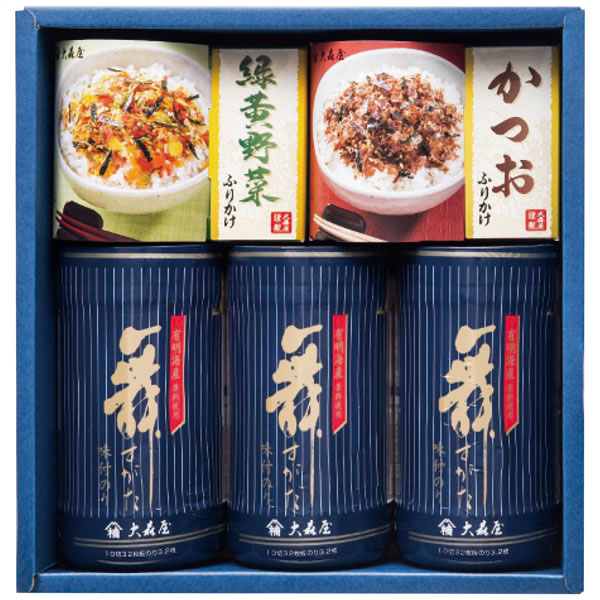 【送料無料】オオモリヤ 卓上のり・ふりかけ詰合せ NTF−20G NTF−20G【ギフト館】