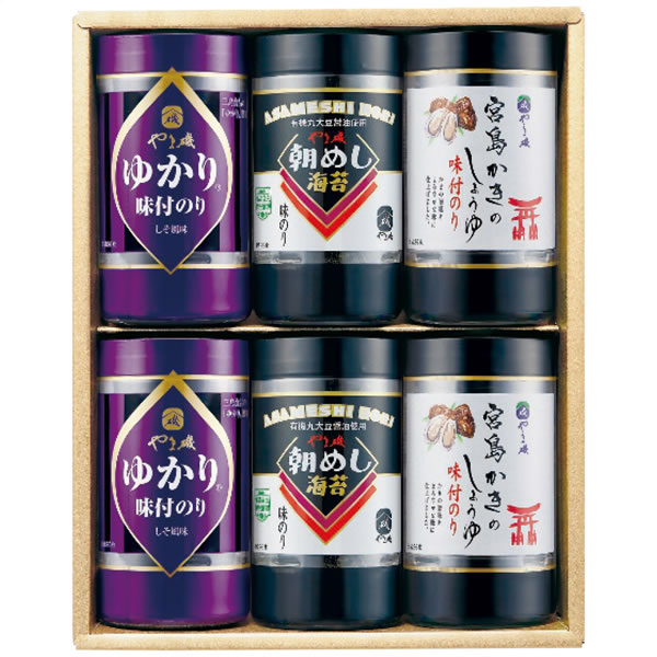 【送料無料】やま磯 味付海苔カップ詰合せ VC−6KG VC−6KG【ギフト館】