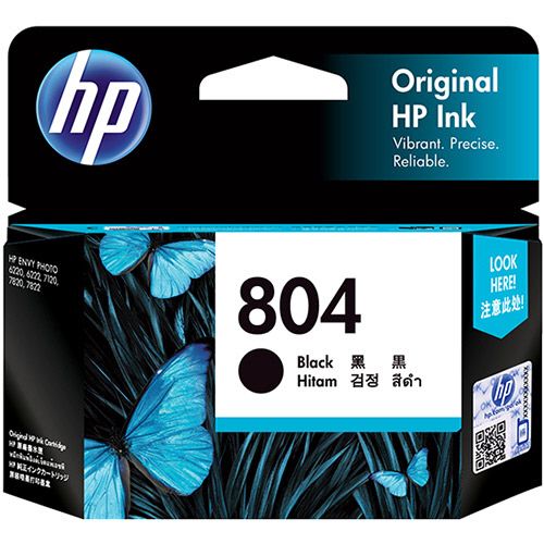 【送料無料】【個人宅届け不可】【法人(会社・企業)様限定】HP804 インクカートリッジ 黒 T6N10AA 1個