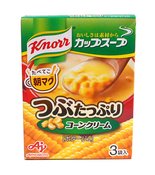 味の素(株)　クノールカップスープ　つぶたっぷりコーンクリーム　3袋【イージャパンモール】