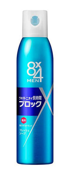 ８ｘ４　メン　デオドラントスプレー　フレッシュソープ　１３５ｇ【イージャパンモール】