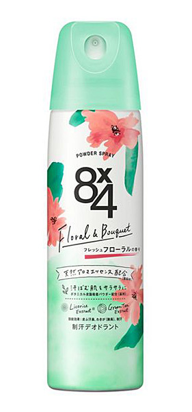 花王　８ｘ４　パウダースプレー　フレッシュフローラルの香り　１５０ｇ【イージャパンモール】