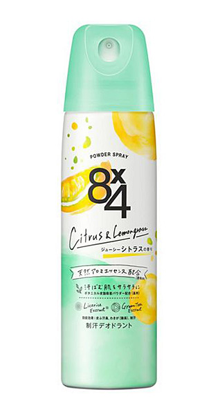 花王　８ｘ４　パウダースプレー　ジューシーシトラスの香り　１５０ｇ【イージャパンモール】