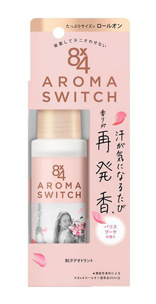 ８ｘ４　アロマスイッチ　ロールオン　パリスブーケ　65ｍｌ【イージャパンモール】