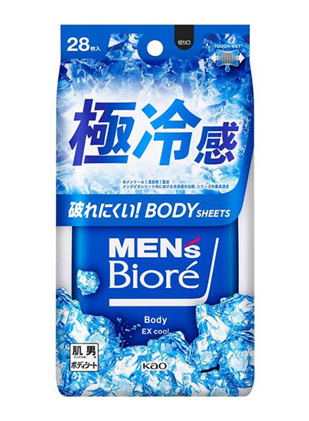 メンズビオレ　ボディシート　極冷感タイプ　２８枚【イージャパンモール】