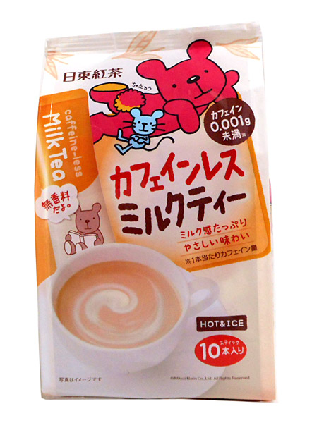 日東紅茶　カフェインレスミルクティー140g(14g×10本)【イージャパンモール】