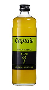 キャプテン　柚子　瓶　６００ＭＬ【イージャパンモール】