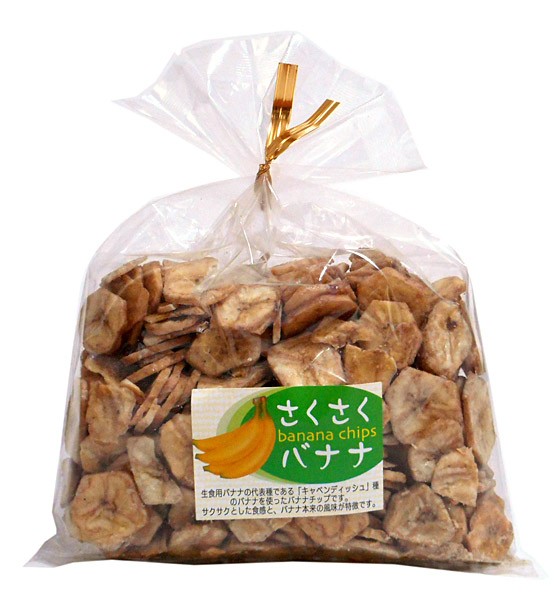 今川　健康イキイキ巾着サクサクバナナチップ　２５０ｇ【イージャパンモール】