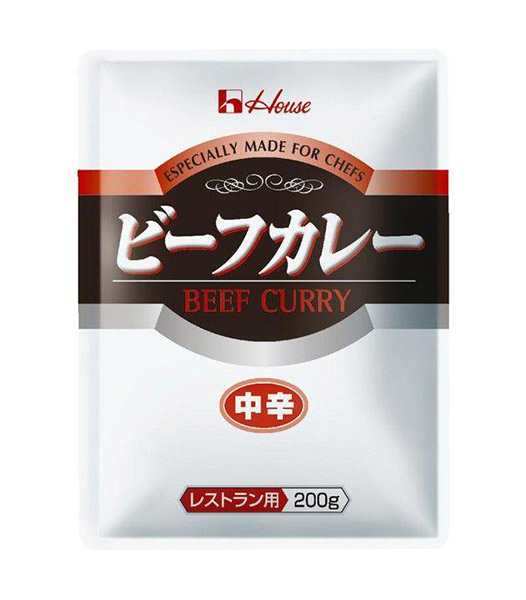 ハウス ビーフカレー(中辛) 200g【イージャパンモール】