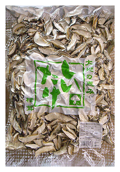 【送料無料】【代引不可】【個人宅届け不可】神乾　椎茸生切りスライス　1kg　×10個【イージャパンモール】
