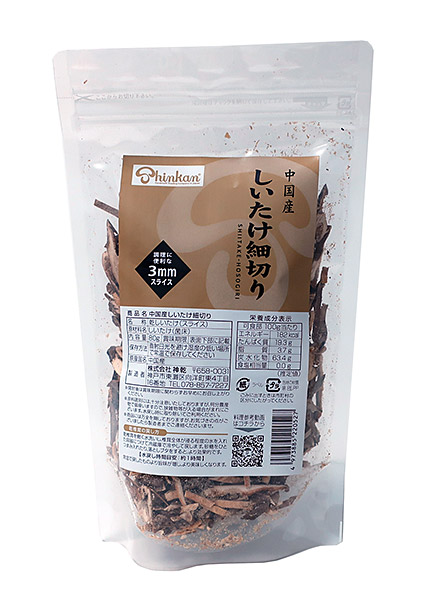 【送料無料】【代引不可】【個人宅届け不可】神乾　中国産しいたけ細切り　80g　×25個【イージャパンモール】