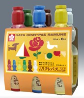 【送料無料】ハタ鉱泉(株)　ハタクレパス風ラムネ　250ml*6　×5セット【代引不可】【イージャパンモール】