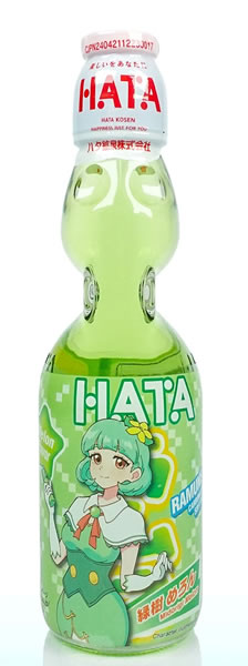 【送料無料】瓶ラムネ　メロン　緑樹めろん　×９０本【代引不可】【イージャパンモール】