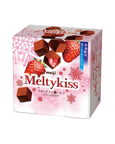 ★まとめ買い★ 明治 メルティーキッスフルーティー濃いちご 53g ×5個【イージャパンモール】