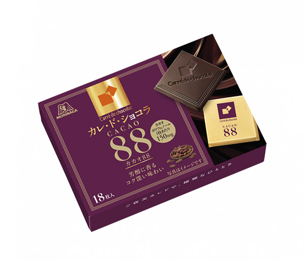 ★まとめ買い★ 森永製菓 カレ・ド・ショコラ カカオ88 18枚 ×6個【イージャパンモール】