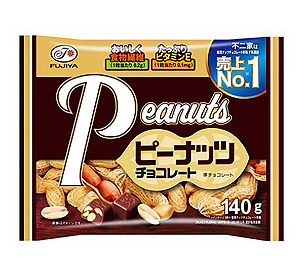 ★まとめ買い★ 不二家 ピーナッツチョコレート 140g ×18個【イージャパンモール】