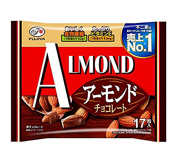 ★まとめ買い★ 不二家 アーモンドチョコレート 17粒 ×18個【イージャパンモール】