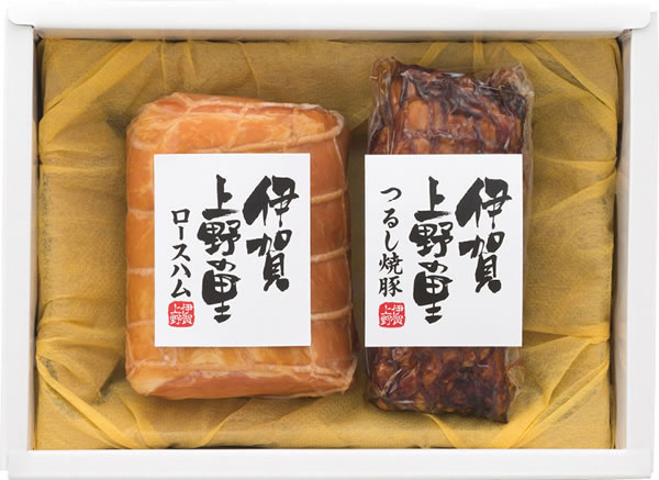 【送料無料】伊賀上野の里　つるし焼豚＆ロースハムセット　ＳＡＧ−３５Ｎ【ギフト館】