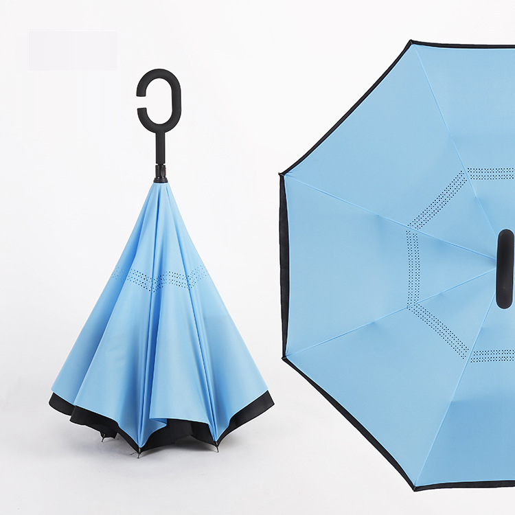 日傘 逆さ傘 長傘 レディース メンズ さかさ傘 傘 濡れない 晴雨兼用 遮光 撥水 耐風 二重構造...