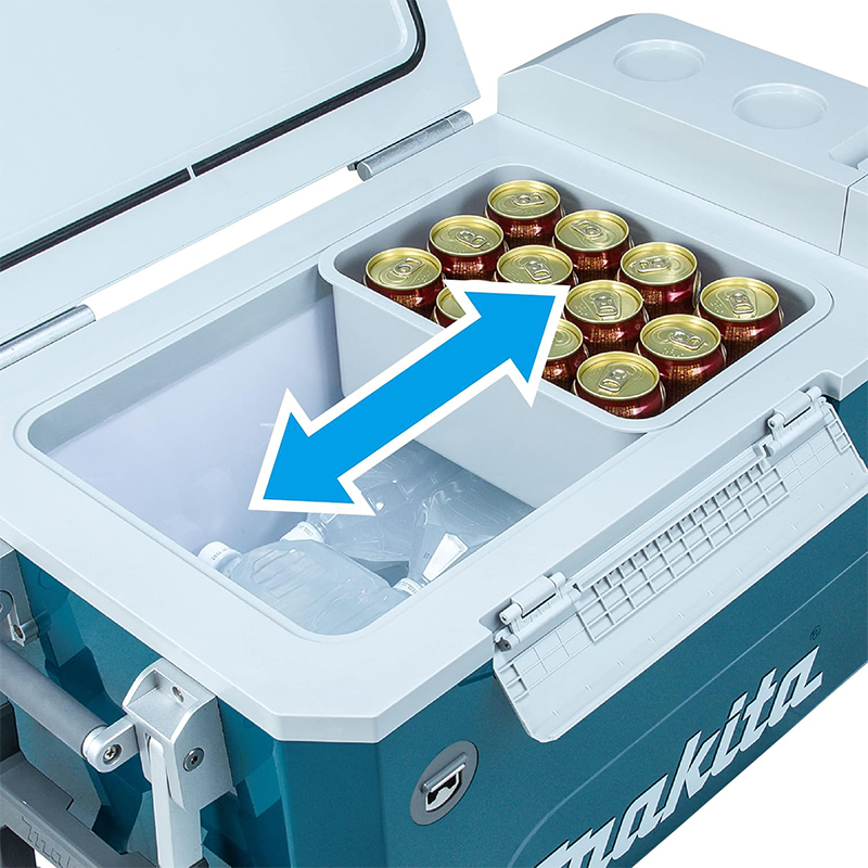 マキタ（makita） 充電式保冷温庫 50L オリーブ 本体のみ 保冷庫 保温